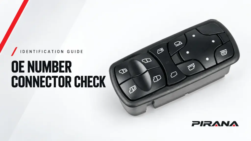 How to Identify a Power Window Switch by OE Number and Connector